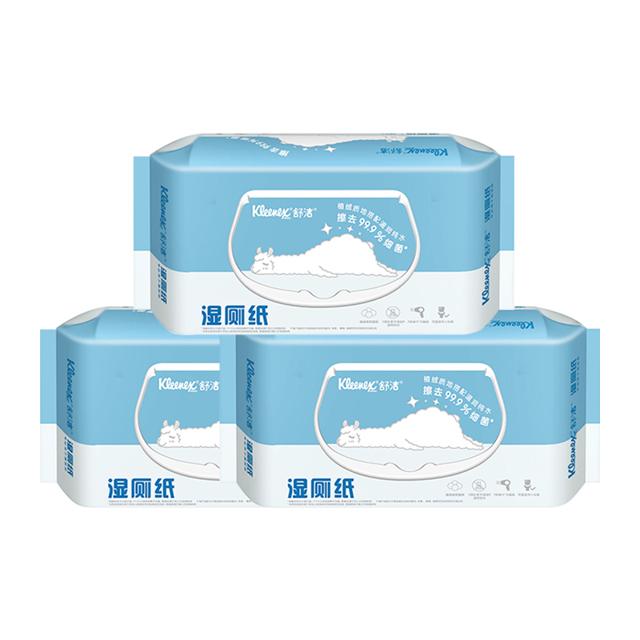 88VIP：舒洁（Kleenex） 湿厕纸 80片3包