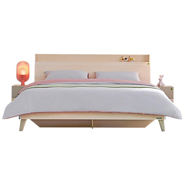 全友（QuanU） 家居双人床卧室储物床1.5米1板式床北欧成套家具床106306