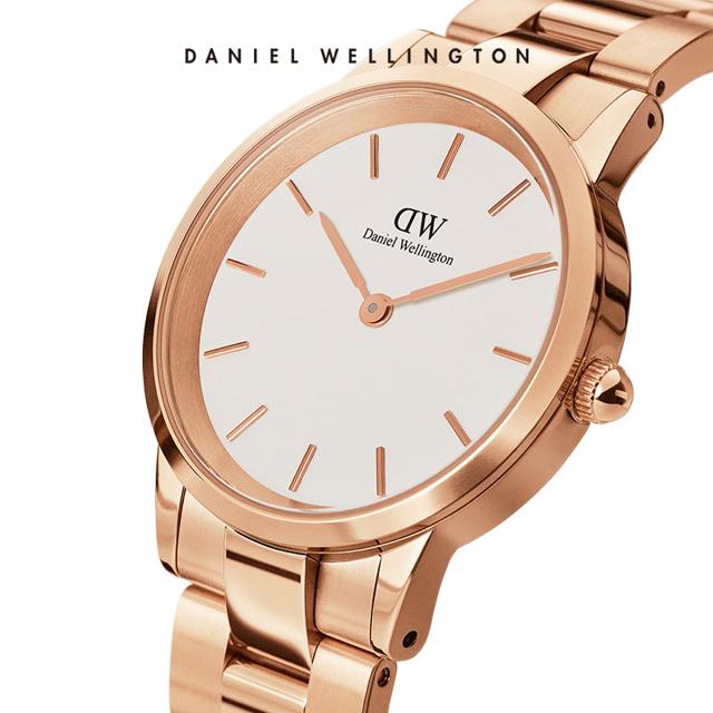 薇娅推荐 DW手表女玫瑰金钢带欧美腕表
