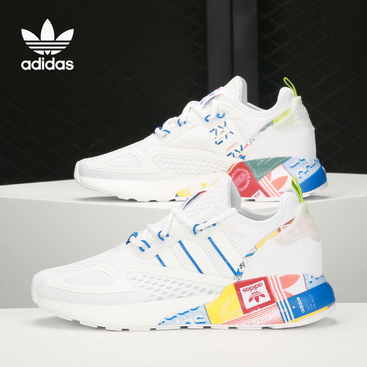 阿迪达斯（adidas） Adidas/阿迪达斯正品三叶草 ZX 2K BOOST 新款经典运动鞋 GX2718