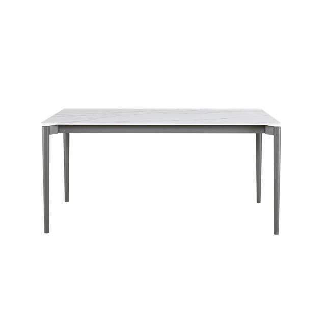 我在家 轻奢岩板餐桌椅组合现代简约饭桌家用小户型长方形桌子高迪