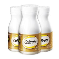 CALTRATE/钙尔奇 添佳片 60片*3瓶 复合补钙多重关爱