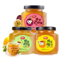 福事多 蜂蜜柚子/百香果/柠檬茶 
 480g*2罐