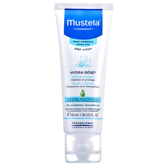 mustela 妙思乐 mustela妙思乐滋润保湿面霜40ml 婴儿润肤霜 宝宝护肤