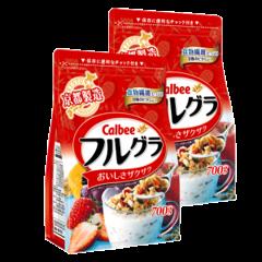 日本热销款 卡乐比 经典原味水果麦片 700g*2袋