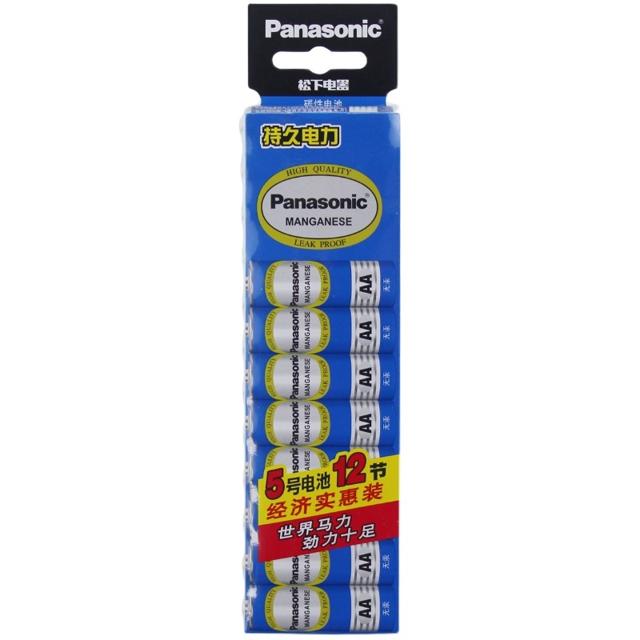 松下（Panasonic） R6PNU-12SC 碳性干电池 12节