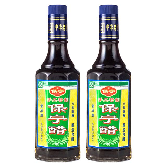 保宁醋手工六年麸醋500ml*2瓶