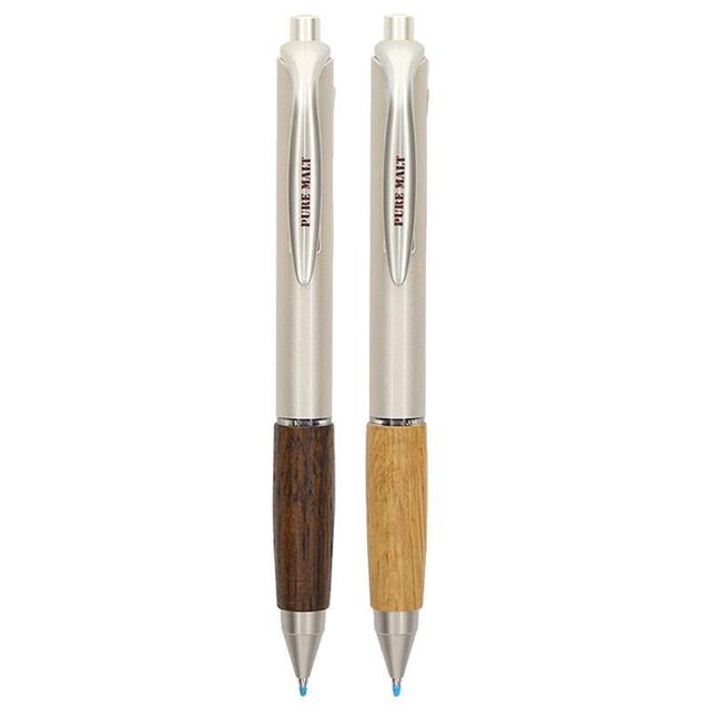 uni 三菱铅笔 UMN-515 橡木按动签字笔 浅木色 0.5mm 