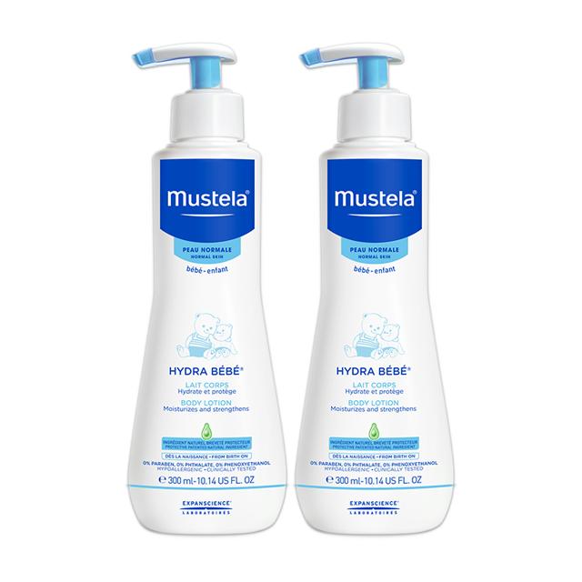 mustela妙思乐法国进口婴儿滋润保湿润肤乳宝宝补水身体乳300ml2