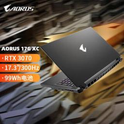 技嘉（GIGABYTE） AORUS17G 17.3英寸机械键盘高色域300Hz（十代i7八核 RTX3070)电竞游戏本笔记本电脑RX7G 