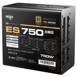 aigo 爱国者 电竞 ES750 电脑电源 金牌（90%）750W 全模组化