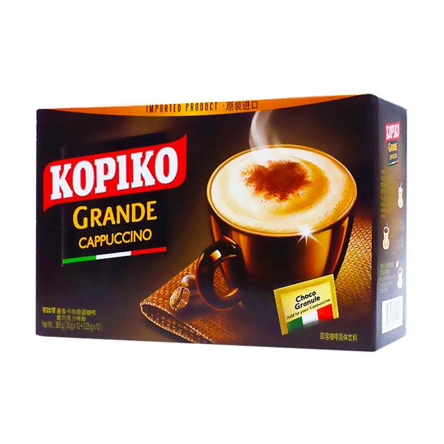 可比可 KOPIKO可比可三合一卡布奇诺30.2g*12包速溶咖啡备考提神