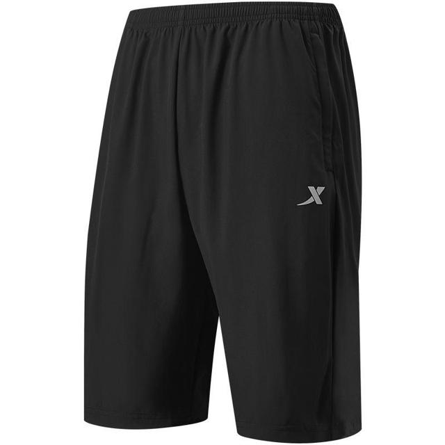 特步（XTEP） 跑步短裤男2021夏季新款弹力速干休闲男裤运动裤五分裤裤子