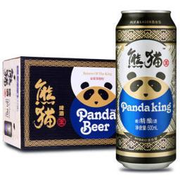 Panda King 熊猫王 精酿啤酒 12度 听罐装 500ml*12听整箱装