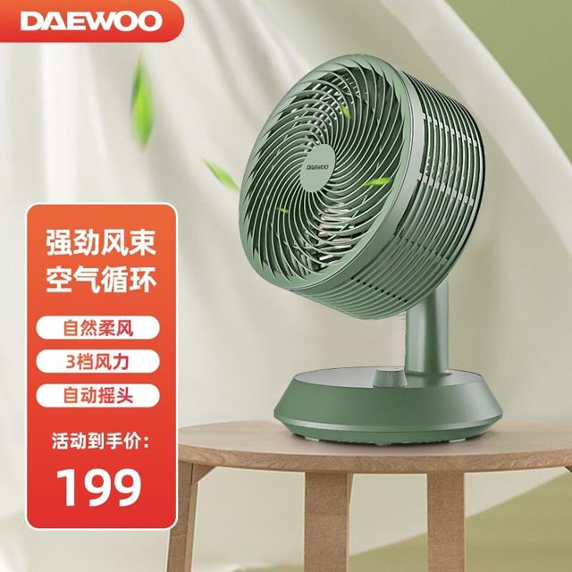 大宇（DAEWOO） C20 空气循环扇 绿色 