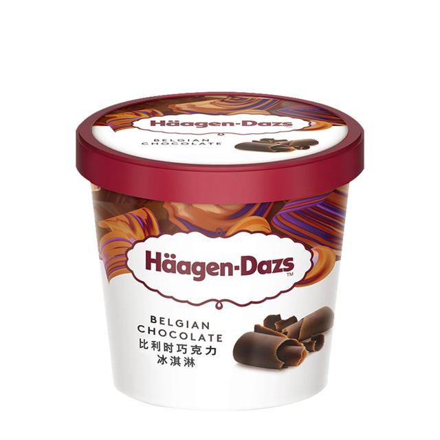 哈根达斯 冰淇淋小纸杯单杯装香草草莓味多口味冰激凌