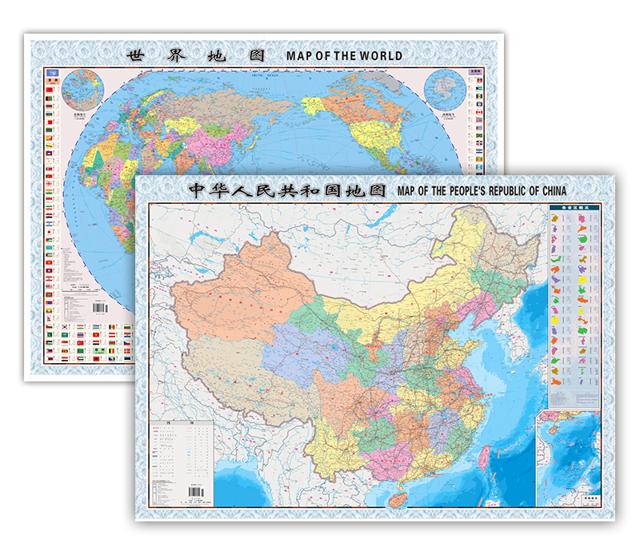 《2022年 中国地图+世界地图》