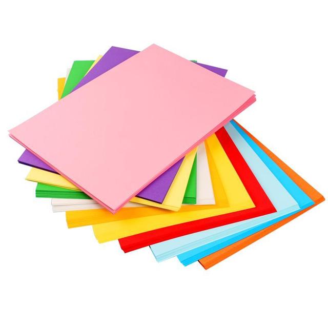 彩色硬卡纸套装厚A4幼儿园A3专用纸手工宝宝儿童小学生一年级剪纸制作材料黑色白色红色大张彩纸折纸全套 