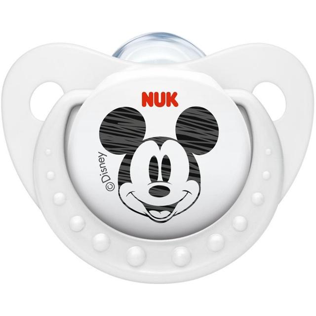 NUK 进口迪士尼系列新生儿宝宝专用安睡型硅胶安抚奶嘴0-6-18个月 