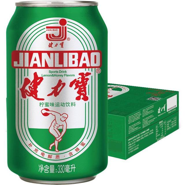 JIANLIBAO 健力宝 国潮经典罐 柠蜜味 碳酸饮料 330ml*24罐