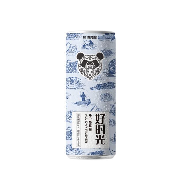 PANDA BREW 熊猫精酿 精酿皮尔森小麦啤酒 6罐
