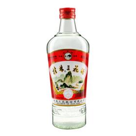桂林三花 玻瓶 52%vol 米香型白酒 480ml 单瓶装