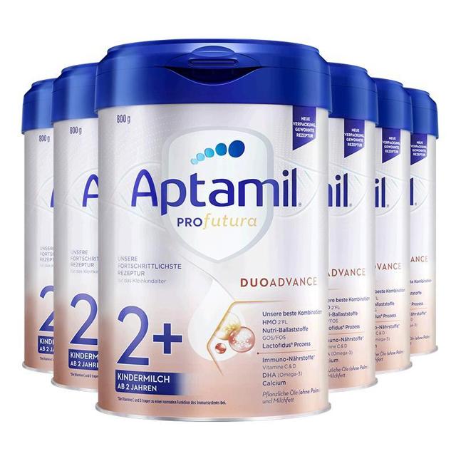 88VIP：Aptamil 爱他美 白金德文版 双重HMO幼儿配方奶粉 2+段 800g*6罐