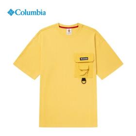 哥伦比亚 户外春夏男子UPF50+防晒防紫外线厚款宽松短袖T恤 AM2352