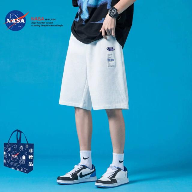 官补16.9 NASA港风华夫格长裤