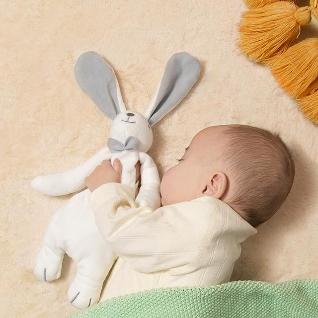 澳贝新生婴儿安抚巾可入口啃咬熊猫玩具兔