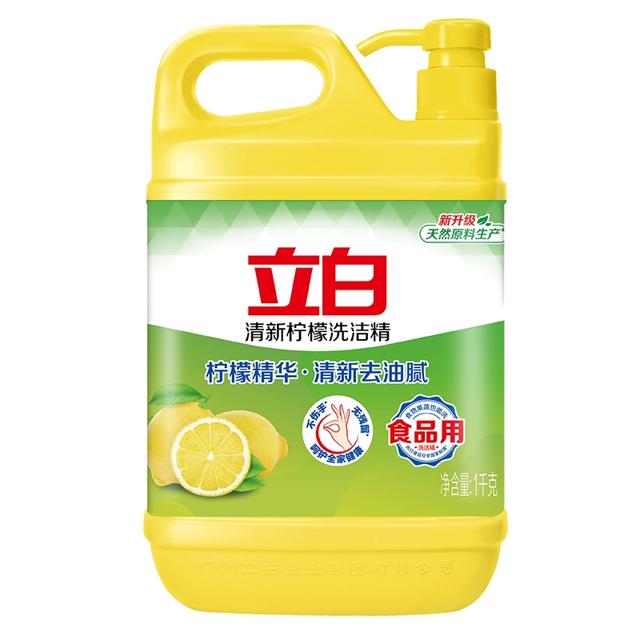 立白清新柠檬洗洁精4028g*1瓶