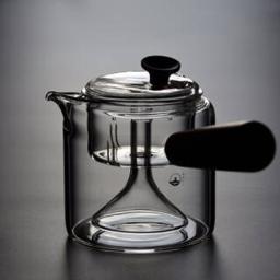 kavar 米良品 耐高温玻璃侧把煮茶壶