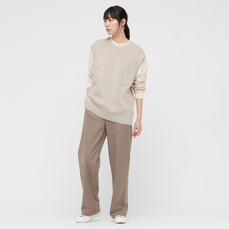 优衣库（UNIQLO） 中性款宽松圆领背心 438782/433838
