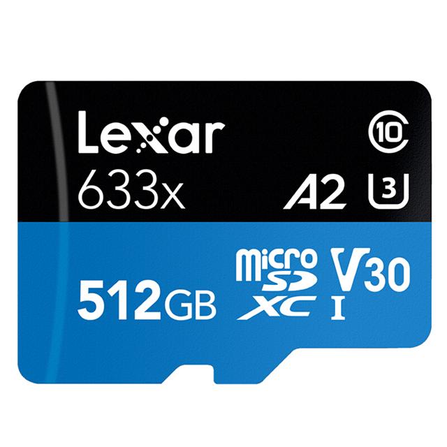雷克沙（Lexar） 633x microSD存储卡（UHS-I、V30、A1）