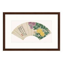 Artron 雅昌 恽寿平《菊花图》77×52cm 装饰画 宣纸