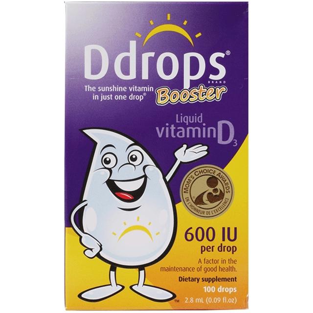 88VIP：Ddrops 儿童维生素D3滴剂 600IU 2.8ml
