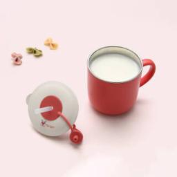 udaone 柚芽 婴儿不锈钢吸管杯 240ml 
