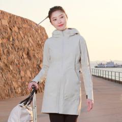 地球科学家 女中长款防风防水机能外套 四向弹冲锋衣
