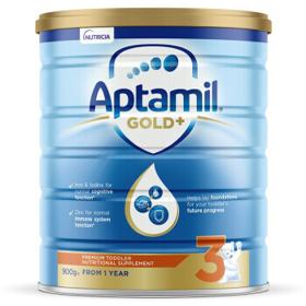 18点！Aptamil 爱他美 金装版 幼儿配方奶粉 3段 900g