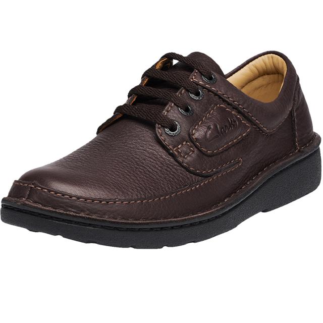 其乐（Clarks） 男鞋2021秋冬舒适休闲皮鞋圆头软底真皮男鞋 