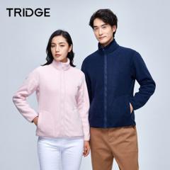T-RIDGE 男女双面珊瑚绒抓绒衣