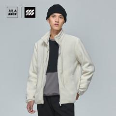 海澜之家 2021秋冬新款 男休闲保暖抓绒外套