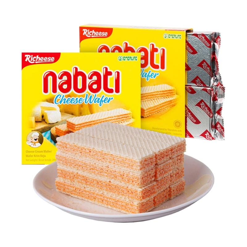 nabati 纳宝帝 印尼丽芝士nabati纳宝帝奶酪威化饼干290g*1盒休闲零食