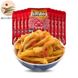 乌江 涪陵微辣榨菜80g*6袋加70g*4袋共10袋 