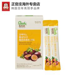 韩国进口 正官庄 6年根红参百香果浓缩液 10ml*10包