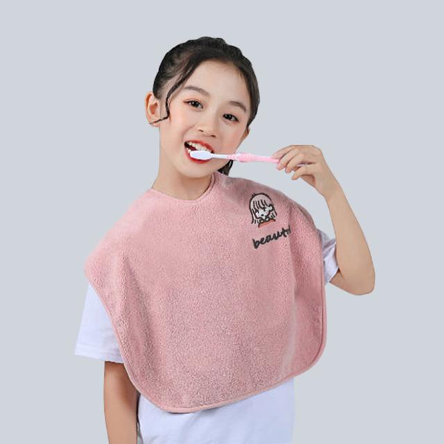 儿童多功能毛巾洗漱巾洗脸围嘴秋冬口水巾幼儿园围脖宝宝吐奶围兜 