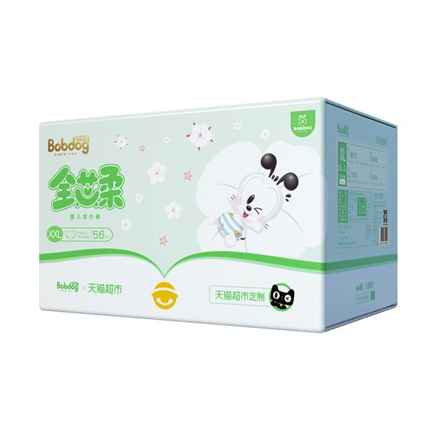 BoBDoG 巴布豆 全芯柔系列 婴儿拉拉裤 XXL56片