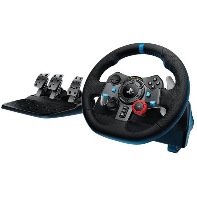 logitech 罗技 G29 G923游戏方向盘仿真力反馈900度PC/PS4通用赛车模拟驾驶方向盘漂移欧卡尘埃地平线5