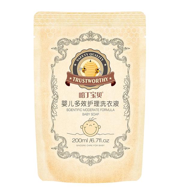 哈丁宝贝 婴儿护理洗衣液200ml*10袋