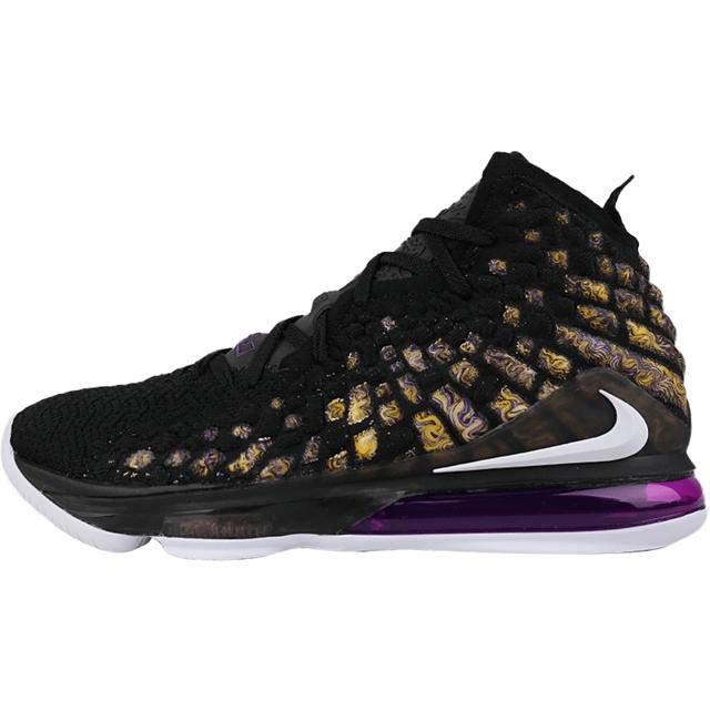 耐克（NIKE） 男鞋2021冬季新款运动鞋詹姆斯LBJ17黑灰湖人篮球鞋